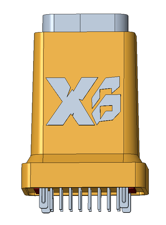 XB-TYPE C 16P-9-X  XB立式防水TYPE C高度18.5mm  16P 立式Typec防水母座DIP H=18.5